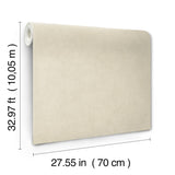 Nuovo Taupe by A-Street Prints Faux Linen Wallpaper – Brewster 4193-7422
