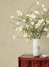 Nuovo Taupe by A-Street Prints Faux Linen Wallpaper – Brewster 4193-7422
