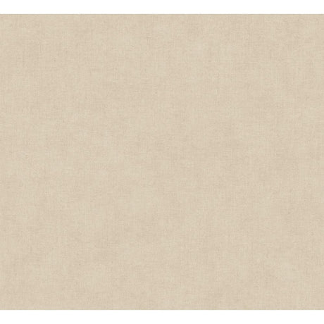 Nuovo Khaki Faux Linen Wallpaper roll and detail by A-Street Prints