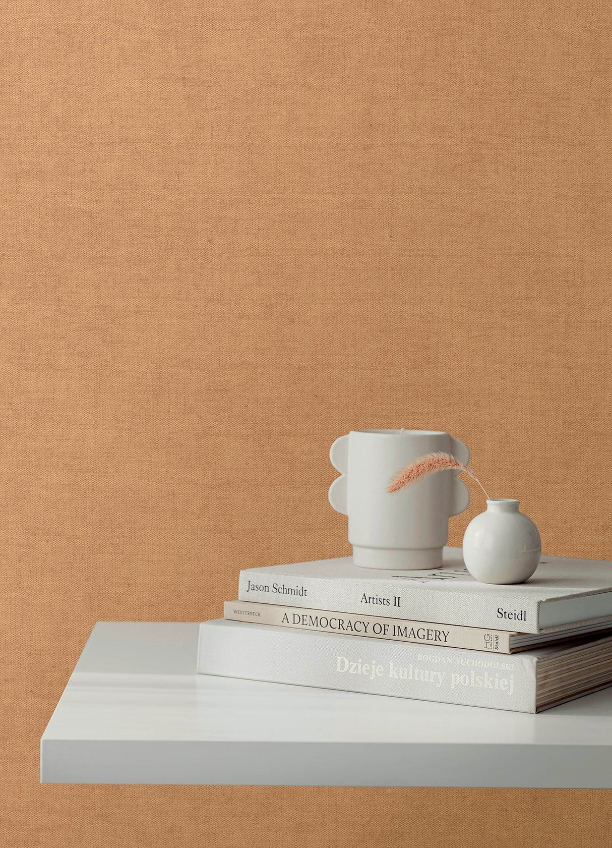 Nuovo Apricot by A-Street Prints Faux Linen Wallpaper – A-Street Prints 4193-7425
