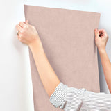 Nuovo Rose by A-Street Prints Faux Linen Wallpaper- A-Street Prints 4193-7426