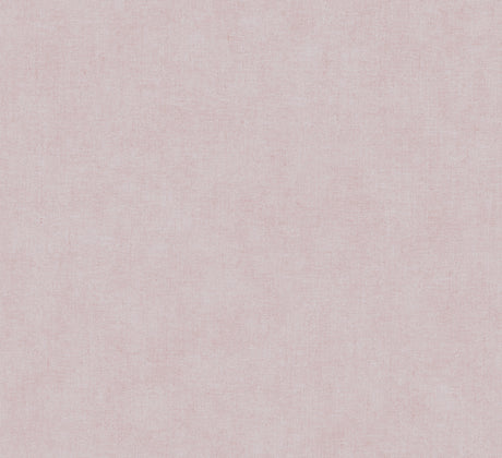Nuovo Lavender Faux Linen Wallpaper sample showing soft faux linen texture in purple tones.