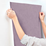 Nuovo Purple by A-Street Prints Faux Linen Wallpaper – A-Street Prints 4193-7428