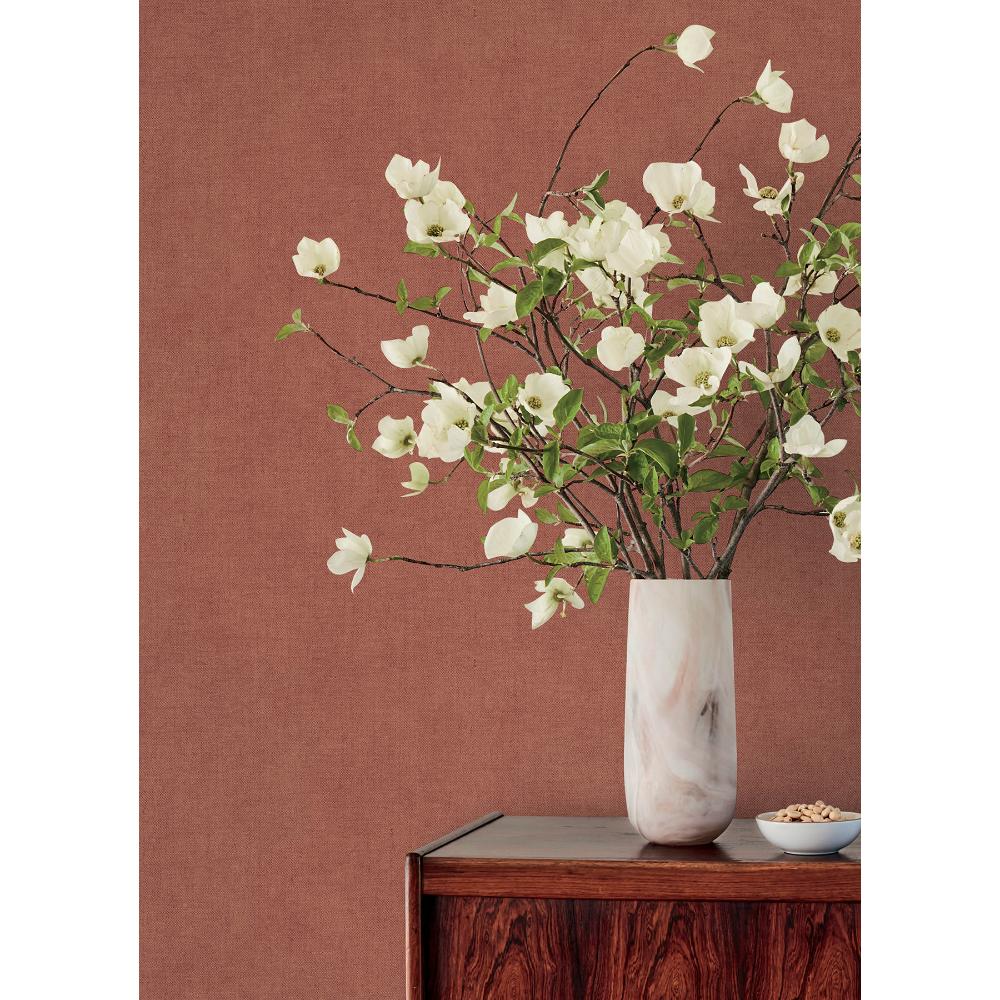 Nuovo Rust by A-Street Prints Faux Linen Wallpaper – A-Street Prints 4193-7429