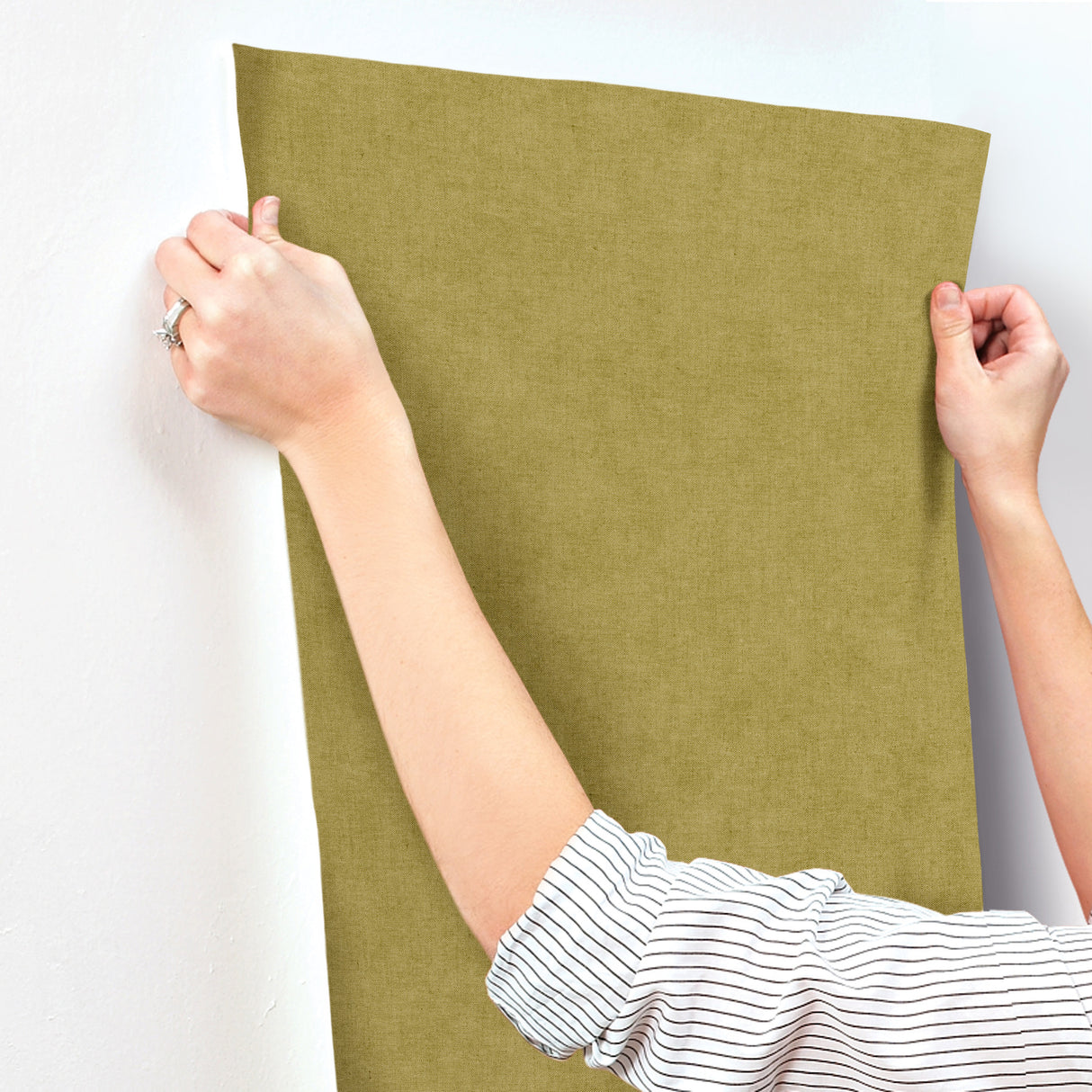 Nuovo Chartreuse by A-Street Prints Faux Linen Wallpaper – A-Street Prints 4193-7430