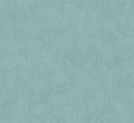 Nuovo Light Blue Faux Linen Wallpaper roll and texture