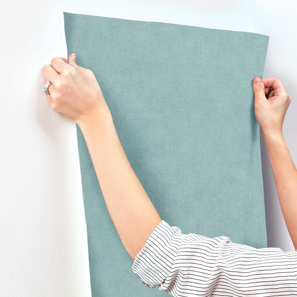 Nuovo Light Blue by A-Street Prints Faux Linen Wallpaper – A-Street Prints 4193-7433