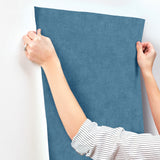 Nuovo Denim by A-Street Prints Faux Linen Wallpaper – A-Street Prints 4193-7434