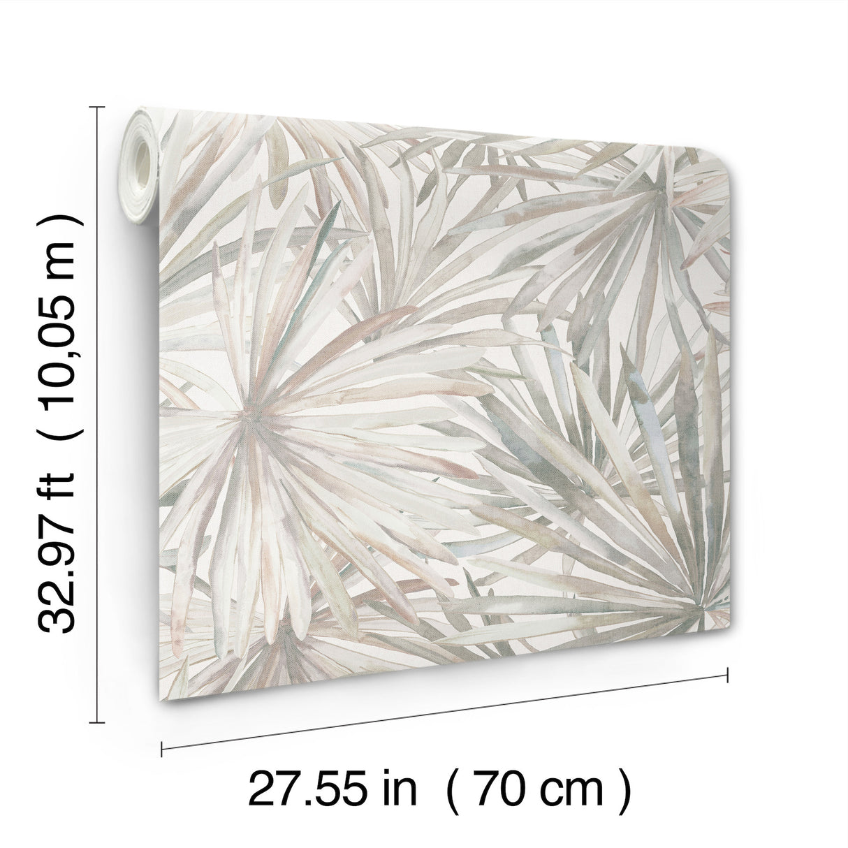 Corifa Cream by A-Street Prints Palm Leaf Wallpaper – A-Street Prints 4193-7450