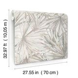 Corifa Cream by A-Street Prints Palm Leaf Wallpaper – A-Street Prints 4193-7450