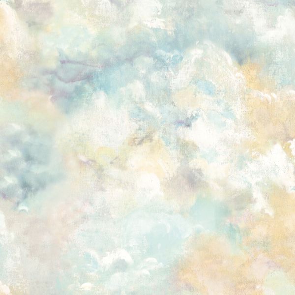 A-Street Prints Aria Aquamarine Abstract Wallpaper 4193-7462