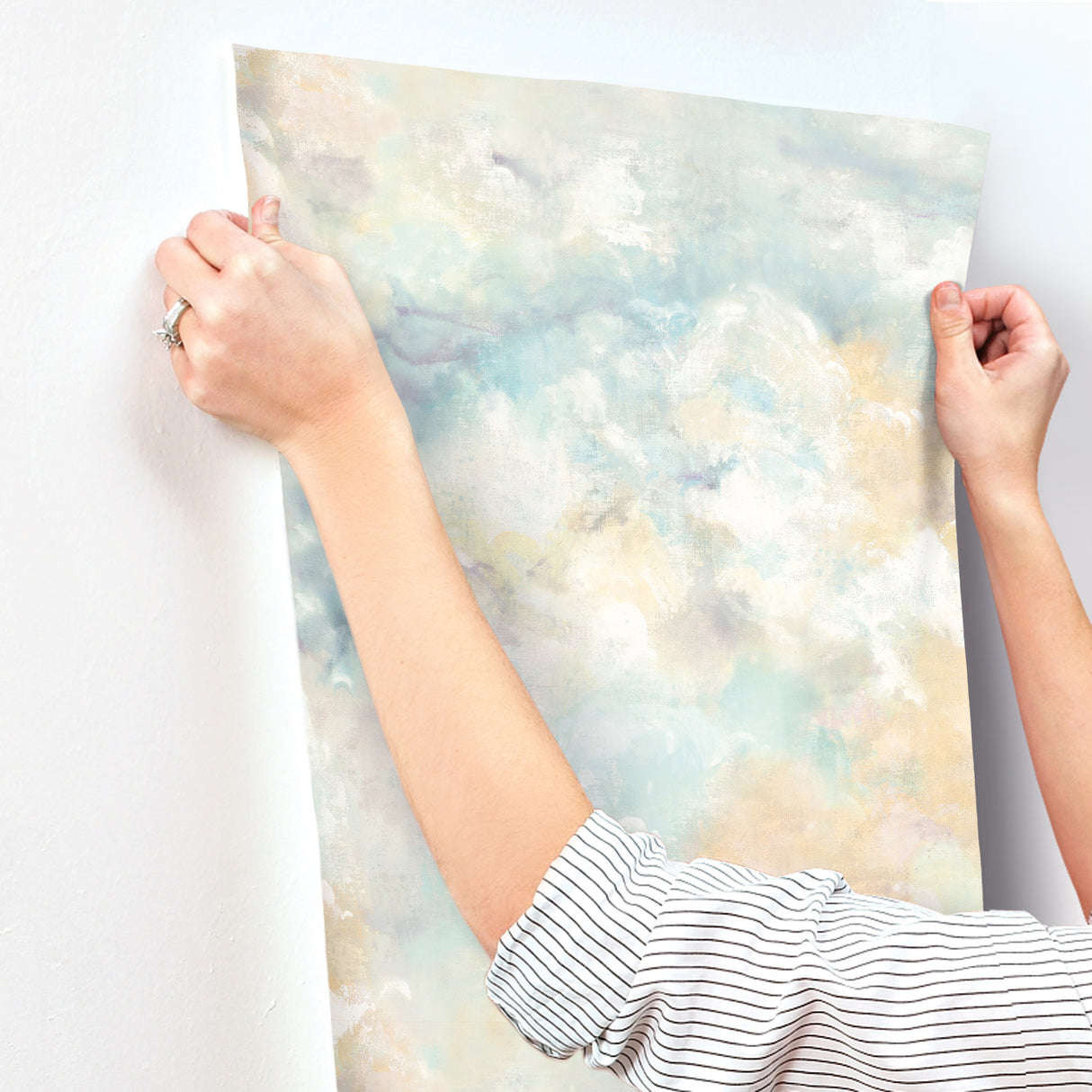 Aria Aquamarine by A-Street Prints Abstract Wallpaper- A-Street Prints 4193-7462
