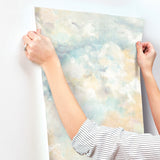 Aria Aquamarine by A-Street Prints Abstract Wallpaper- A-Street Prints 4193-7462