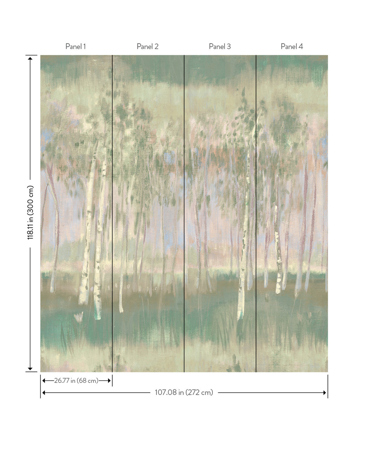 Primavera Multicolor by A-Street Prints Wall Mural – A-Street Prints 4193-7470M