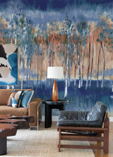 Primavera Dark Blue by A-Street Prints Wall Mural – A-Street Prints 4193-7472M