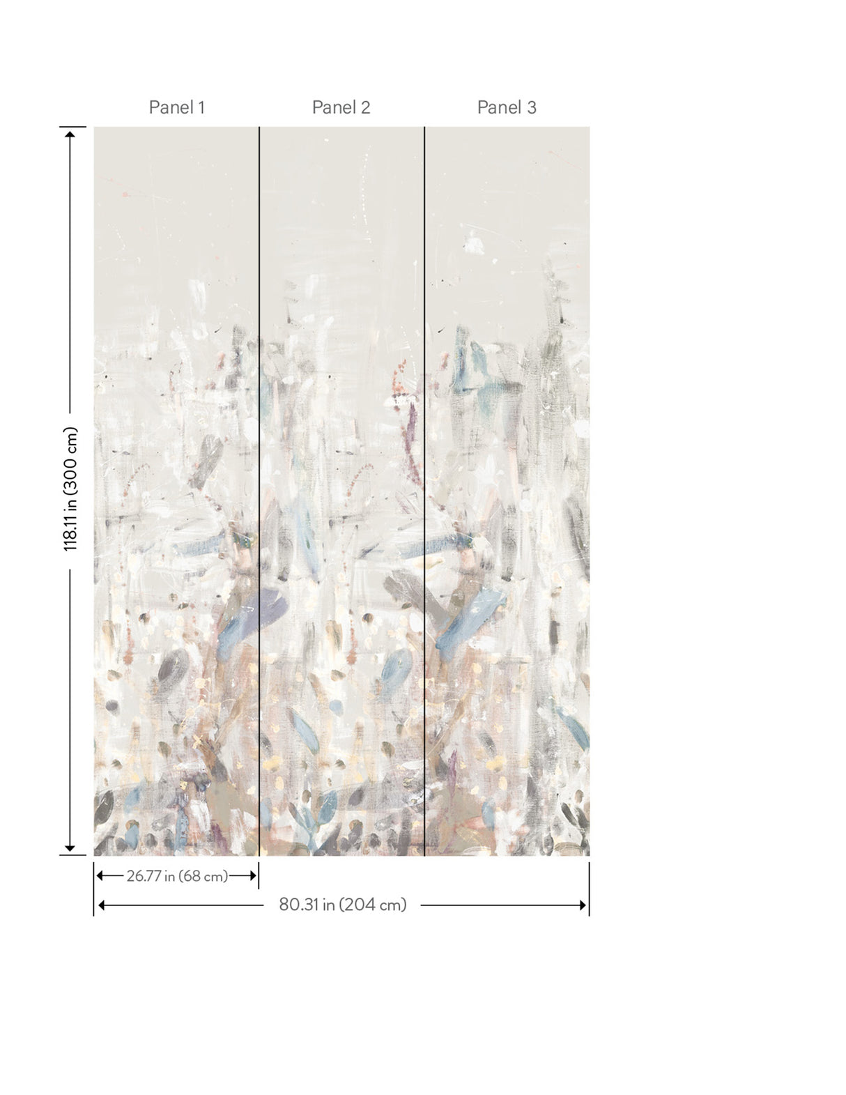 Fresco Multicolor by A-Street Prints Abstract Wall Mural – A-Street Prints 4193-7490M