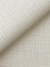 Beau Beige by Warner Faux Fabric Wallpaper – Brewster Home Fashions 4195-5303