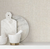 Beau Grey by Warner Faux Fabric Wallpaper – Brewster Home Fashions 4195-5305