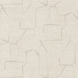 Lyle Beige Abstract Geometric Wallpaper