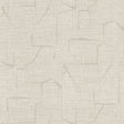 Lyle Light Grey Abstract Geometric commercial vinyl wallpaper, subtle linen texture and angular lines.