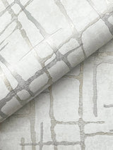 Rian Grey by Warner Linear Abstract Wallpaper – Brewster Home Fashions 4195-5357