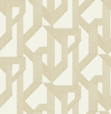Franz Gold Geometric Metallic Non Woven Wallpaper by A-Street Prints - 4198-27803