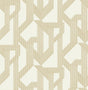 Franz Gold Geometric Metallic Non Woven Wallpaper by A-Street Prints - 4198-27803