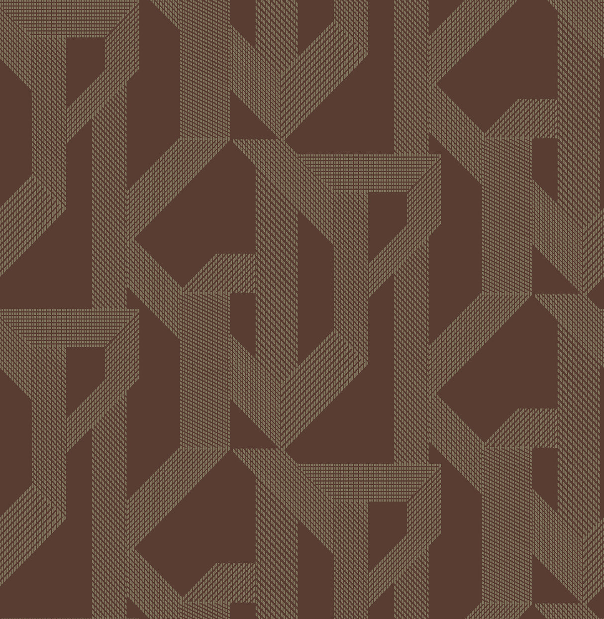 Franz Maroon Geometric Wallpaper by A-Street Prints - Moderne Deco Collection 4198-27804