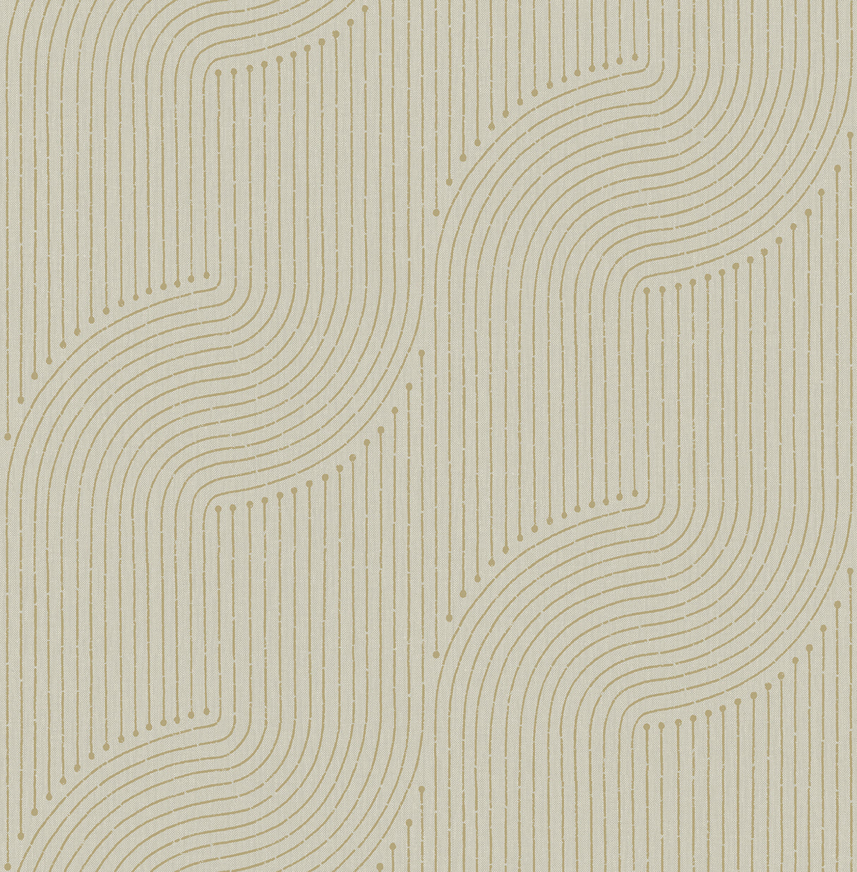 Braddock Gold Rhythmic Flow Wallpaper by A-Street Prints - 4198-27809