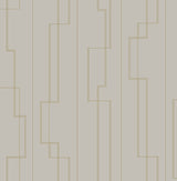 Anson Taupe Deco Detailing Wallpaper by A-Street Prints - 4198-27812