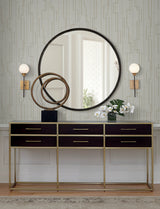 Anson Taupe by A-Street Prints Glamorous Art Deco Metallic Gold Geometric Detailing Non Woven Strippable Wallpaper from Moderne Deco - 4198-27812