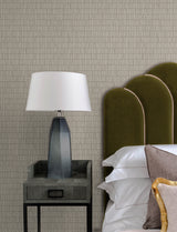 Collis Neutral Squiggle Stripe by A-Street Prints Modern Raised Ink Strippable Non Woven Wallpaper from Moderne Deco Collection - 4198-27815