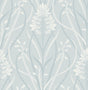 Rosalind Sky Blue Iris Damask Wallpaper by A-Street Prints