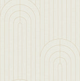 Declan Ivory Textured Arches Wallpaper by A-Street Prints