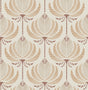 Ferrenby Apricot Floral Fan Wallpaper by A-Street Prints - 4198-27829