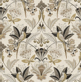 Bernadette Black Garden Wilderness Wallpaper by A-Street Prints - 4198-27834