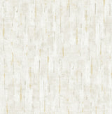 Minna Dove Distressed Textured Wallpaper with Metallic Gold Accents by A-Street Prints - 4198-27839