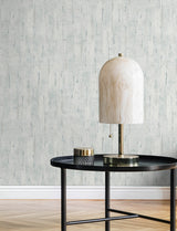 Minna Sky Blue Textured Wallpaper by A-Street Prints - Moderne Deco Metallic Distressed Non Woven Unpasted Washable Strippable Roll - 4198-27841