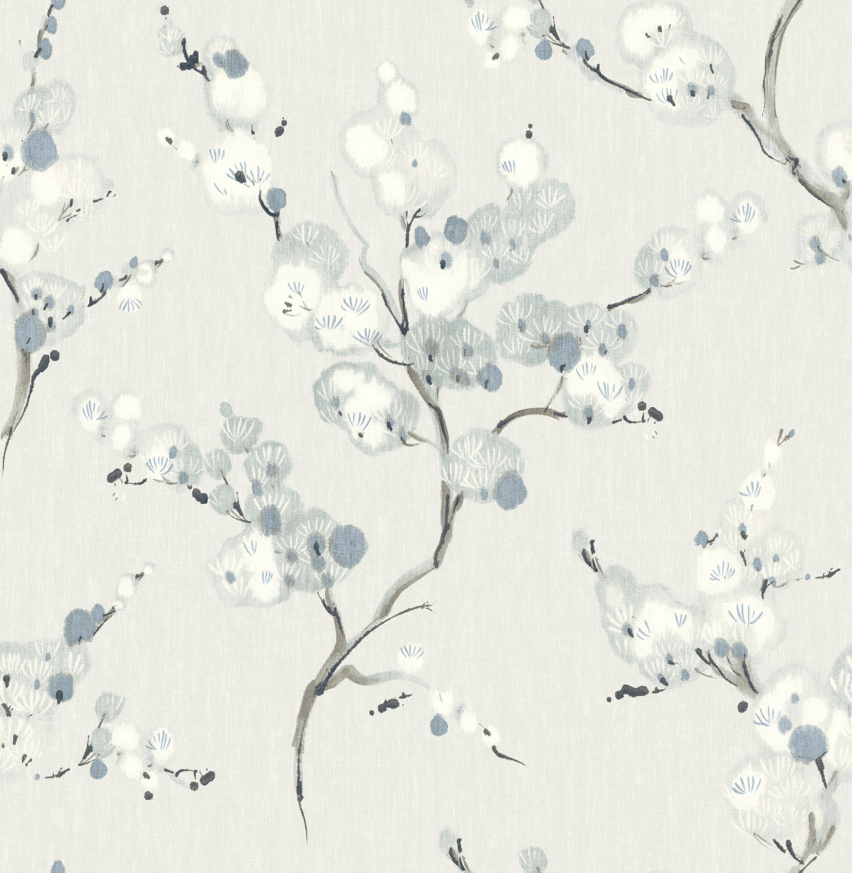 Bliss Sky Blue Blossom Wallpaper by A-Street Prints - 4198-27844