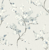 Bliss Sky Blue Blossom Wallpaper by A-Street Prints - 4198-27844