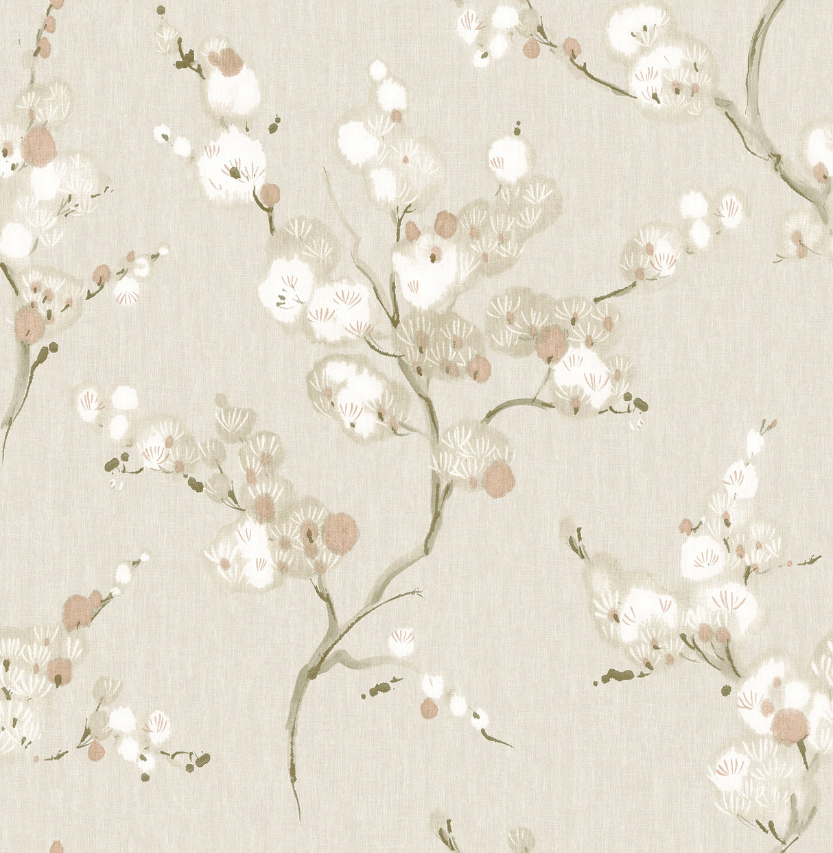 Bliss Rose Blossom Wallpaper in Rose by A-Street Prints - 4198-27845