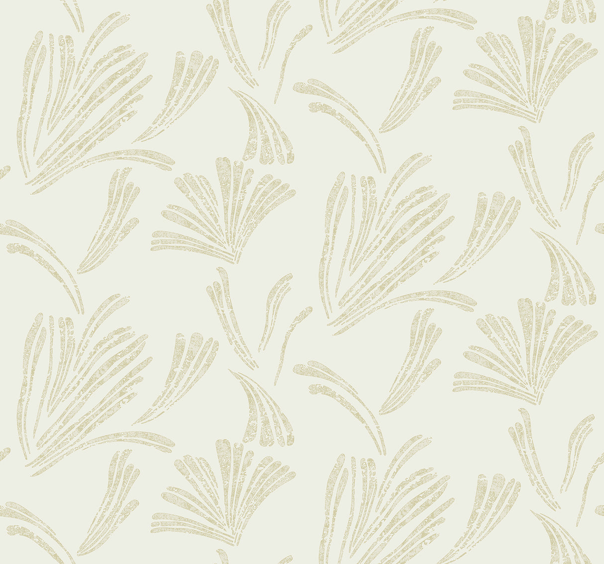 Ermine Gold Abstract Metallic Fan Motif Wallpaper by A-Street Prints - 4198-83470