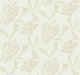 Ermine Gold Abstract Metallic Fan Motif Wallpaper by A-Street Prints - 4198-83470