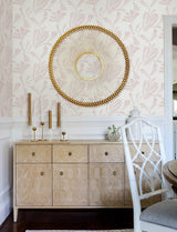 Ermine Blush Organic Abstract Metallic Non Woven Paste the Wall Wallpaper by A-Street Prints Moderne Deco Collection - 4198-83471