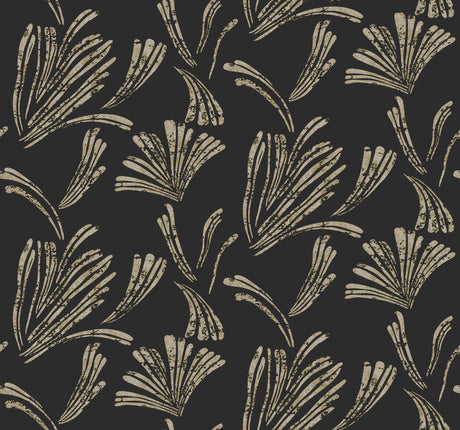 Ermine Black Abstract Wallpaper by A-Street Prints - 4198-83473