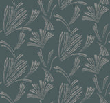 Ermine Teal Abstract Wallpaper by A-Street Prints - 4198-83474