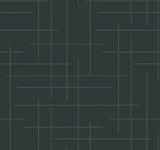 Wylie Teal Dotted Gridlines Wallpaper by A-Street Prints - 4198-83478