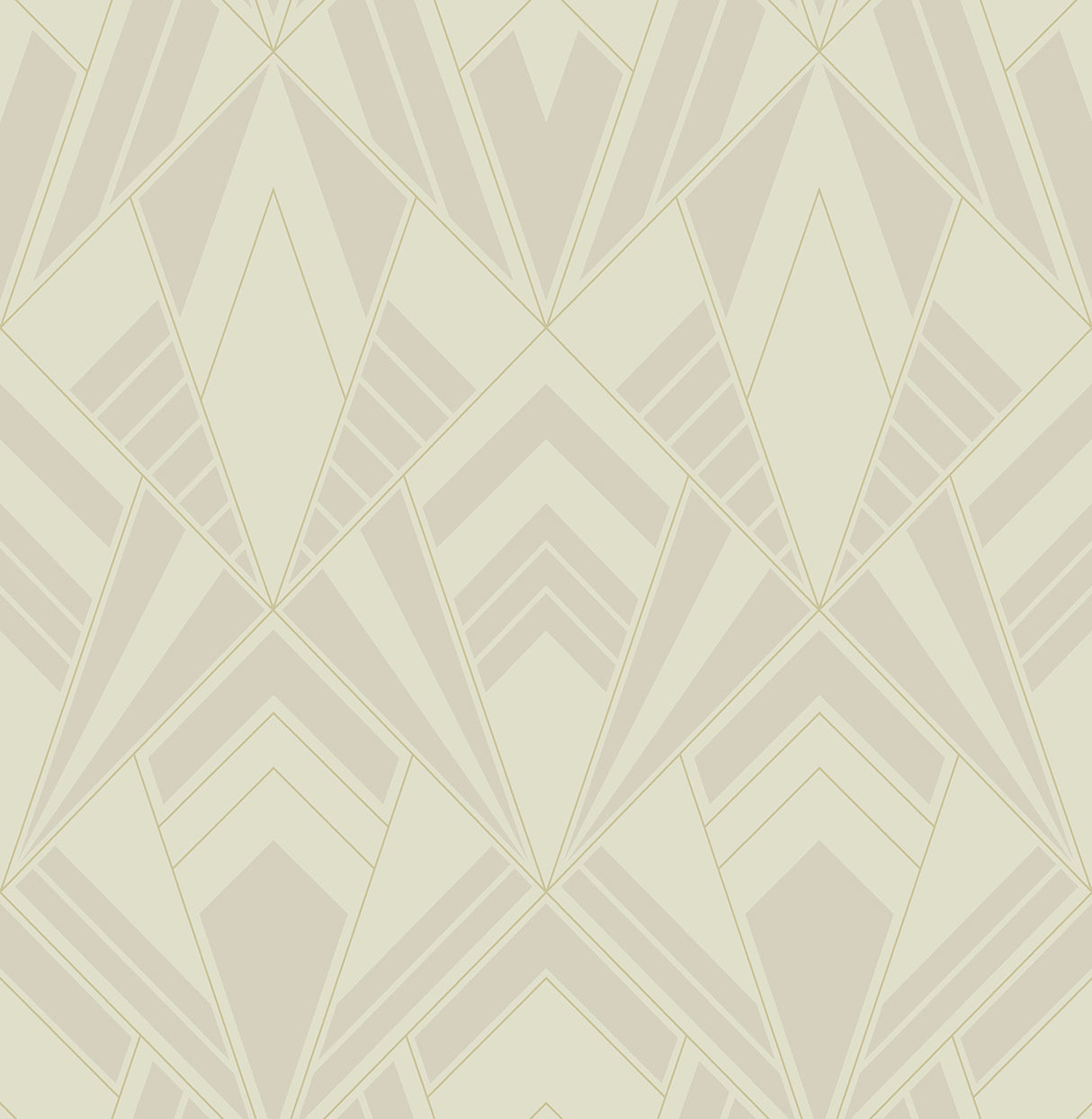 Allenby Pearl Flocked Wallpaper by A-Street Prints - Glamorous Geometric Diamond Metallic Non Woven Design 4198-87403