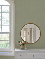 Midolin Pewter by A-Street Prints Subtle Raised Ink Linen Texture Transitional Non Woven Wallpaper Savanna Collection - 4201-16022