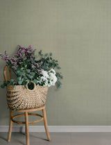 Midolin Pewter by A-Street Prints Subtle Raised Ink Linen Texture Transitional Non Woven Wallpaper Savanna Collection - 4201-16022